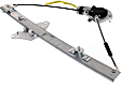 Front, Driver Side Window Regulator, Power, Base Model, 4 Cyl., 2.0L Engine
