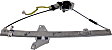 Front, Driver Side Window Regulator, Power, Base Model, 4 Cyl., 2.0L Engine