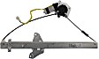 Front, Driver Side Window Regulator, Power, Base Model, 4 Cyl., 2.0L Engine
