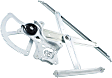 Front, Driver Side Power Window Regulator, Without Motor