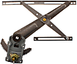 Front, Driver Side Manual Window Regulator, Without Motor