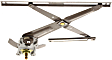 Front, Driver Side Manual Window Regulator, Without Motor