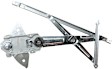 Front, Driver Side Manual Window Regulator, Without Motor