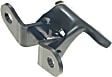 Front, Driver Side, Lower Door Hinge, Black