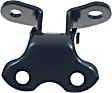 Front, Driver Side, Lower Door Hinge, Black