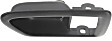 Front or Rear, Passenger Side, Interior, Door Handle Trim, Black