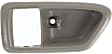 Front or Rear, Driver Side, Interior, Door Handle Trim, Gray