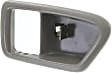 Front or Rear, Driver Side, Interior, Door Handle Trim, Gray
