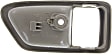 Front or Rear, Driver Side, Interior, Door Handle Trim, Gray