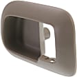 Front, Driver Side, Interior, Door Handle Trim, Beige, 6 Cyl., 3.0L Engine