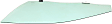 Front, Driver Side Door Glass, Green Tint, 4-Door, Sedan, Replaces NAGS No. FD21606 GTYN