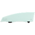 Front, Driver Side Door Glass, Green Tint, 4-Door, Sedan, Replaces NAGS No. FD22348 GTYN