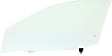 2012 Toyota Corolla LE - Front, Passenger Side Door Glass, North America Built Vehicle, Green Tint, FD24136 GTYN