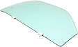 Front, Passenger Side Door Glass, Green Tint, Replaces NAGS No. FD20545 GTYN