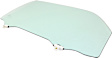 Front, Passenger Side Door Glass, Clear, For Models Without Theft Deterrent, Replaces NAGS No. FD24496 GTYN