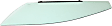 Front, Driver Side Door Glass, Green Tint, Replaces NAGS No. FD25751 GTYN