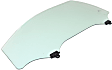 Front, Driver Side Door Glass, Green Tint, Japan Built Vehicle, Replaces NAGS No. FD23698 GTYN