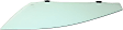 Front, Driver Side Door Glass, Green Tint, Japan Built Vehicle, Replaces NAGS No. FD23698 GTYN