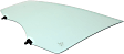 Front, Driver Side Door Glass, Green Tint, Replaces NAGS No. FD24561 GTYN