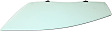 Front, Driver Side Door Glass, Green Tint, Replaces NAGS No. FD24561 GTYN