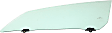 Front, Driver Side Door Glass, 4-Door, Hatchback