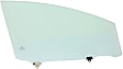 2014 Toyota Prius - Front, Driver Side Door Glass, Green Tint, FD24401 GTYN