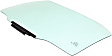 Rear, Driver Side Door Glass, Green Tint, 4-Door, Sedan, No NLP, Replaces NAGS No. FD22350 GTYN