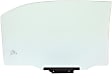 Rear, Driver Side Door Glass, Green Tint, 4-Door, Sedan, No NLP, Replaces NAGS No. FD22350 GTYN