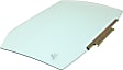 Rear, Passenger Side Door Glass, Green Tint, Replaces NAGS No. FD26498 GTYN