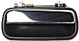 Rear, Driver Side Exterior Door Handle, Black Bezel With Chrome Lever, Without Key Hole, SR5 Model