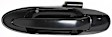 Rear, Driver Side Exterior Door Handle, Smooth Black, Without Key Hole, Base Model