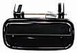 Rear, Passenger Side Smooth Black Exterior Door Handle, Without Key Hole, Sport Utility