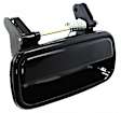 Rear, Passenger Side Smooth Black Exterior Door Handle, Without Key Hole, Sport Utility