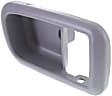 Rear, Passenger Side, Interior, Door Handle Trim, Plastic, Blue