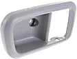 Rear, Passenger Side, Interior, Door Handle Trim, Plastic, Blue