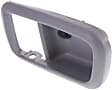 Rear, Driver Side, Interior, Door Handle Trim, Plastic, Blue