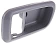 Rear, Driver Side, Interior, Door Handle Trim, Plastic, Blue