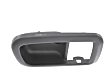 Rear, Passenger Side, Interior, Door Handle Trim, Plastic, Gray