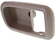Rear, Passenger Side, Interior, Door Handle Trim, Plastic, Beige