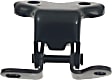 Rear, Passenger Side, Upper Door Hinge, Black