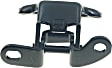 Rear, Passenger Side, Upper Door Hinge, Black