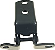 Rear, Passenger Side, Lower Door Hinge, Black