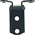 Rear, Driver Side, Lower Door Hinge, Black