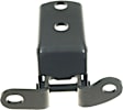 Rear, Driver Side, Lower Door Hinge, Black
