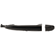 Rear, Driver or Passenger Side Smooth Black Exterior Door Handle, Without Key Hole