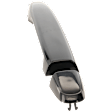 Rear, Driver or Passenger Side Smooth Black Exterior Door Handle, Without Key Hole