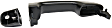 2014 Toyota 4Runner - Rear, Driver or Passenger Side Primed Exterior Door Handle, Without Key Hole