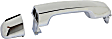 2017 Toyota 4Runner - Rear, Driver or Passenger Side Chrome Exterior Door Handle, Without Key Hole, For Models Without Sensor