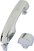 2017 Toyota 4Runner - Rear, Driver or Passenger Side Chrome Exterior Door Handle, Without Key Hole, For Models Without Sensor