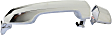 2017 Toyota 4Runner - Rear, Driver or Passenger Side Chrome Exterior Door Handle, Without Key Hole, For Models Without Sensor